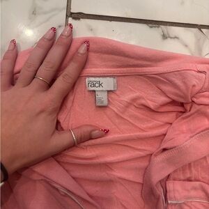 Women's Pink Lounge Rack Intimate Top